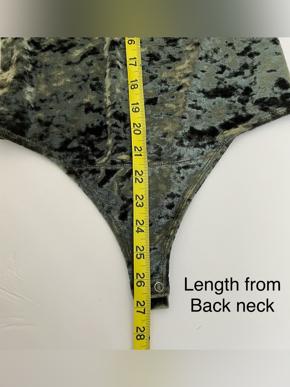 Green Crushed Velvet Tank Bodysuit Lou & Grey Sz M Forest Fairy Festival Boho - Picture 13 of 13